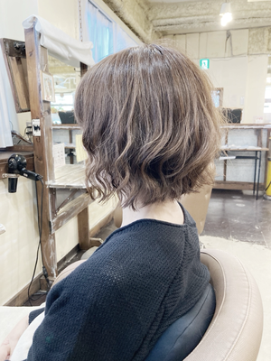 30代　主婦　カット・パーマ