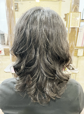 30代　主婦　カット・パーマ