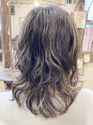 30代　主婦　カット・パーマ