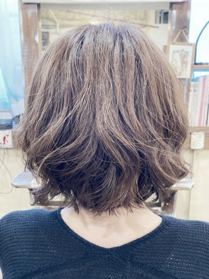 30代　主婦　カット・パーマ