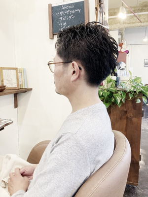 40代　会社員　カット　¥5,850
