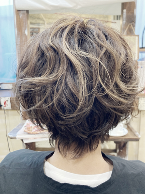 40代　主婦　カット・カラー・ハイライト