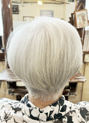 90代　主婦　カット　¥5,850