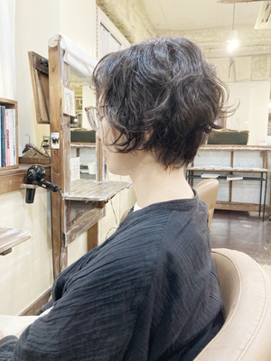 40代　主婦　くせ毛カット・カラー