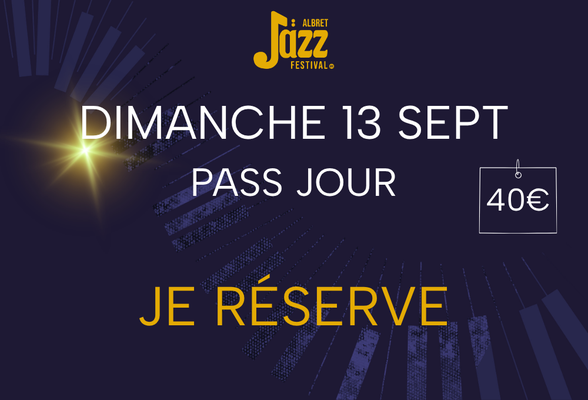 Pass jour dimanche 13 septembre 2026