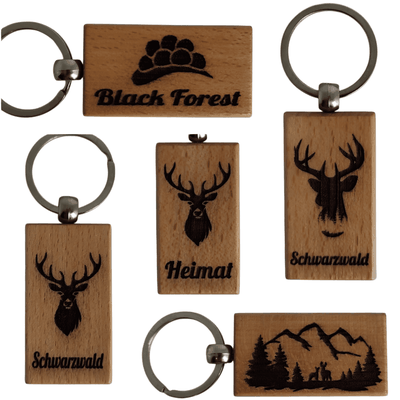 Schlüsselanhänger aus Holz ansehen