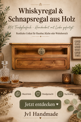 Wandregale aus Holz im Landhausstil 