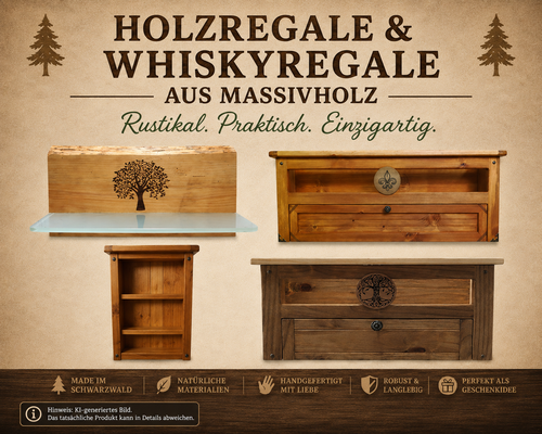 Massivholz Regale im Landhausstil 