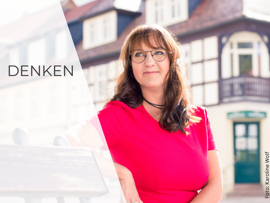 Portrait Katrin Lange auf dem Marktplatz