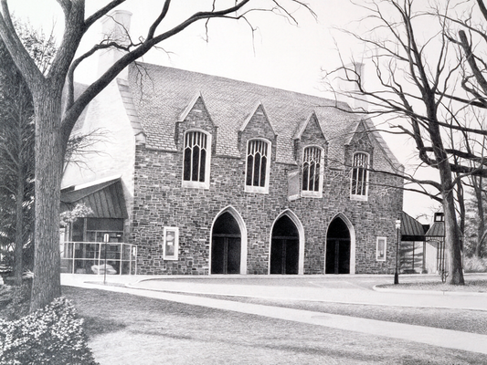 Mac Carter Theater, Princeton, 15”x 20”. 