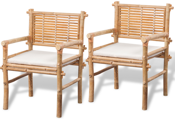 sedie bambù +arredo giardino +mobili esterno