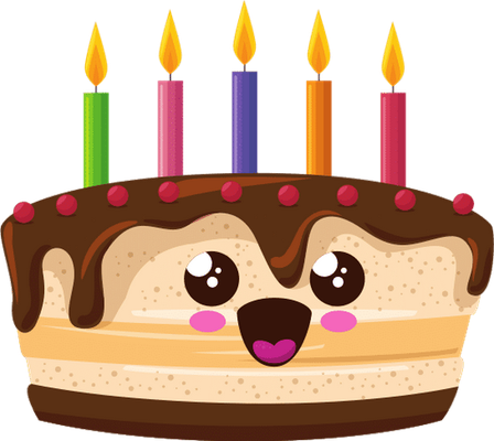 anniversaire - fête - loisirs - smiley émoticône émoji cartoon clipart illustration - artémotic