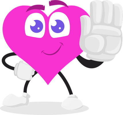 cœur saint-valentin - fête - loisirs - smiley émoticône émoji cartoon clipart illustration - artémotic