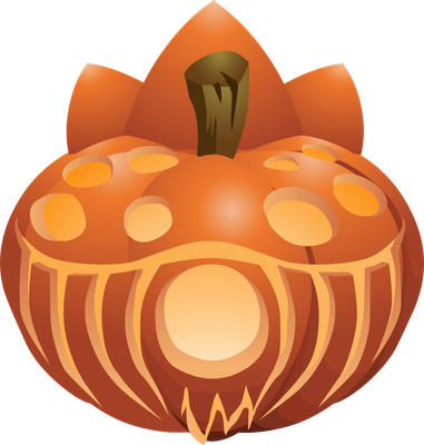 citrouille halloween - fête - loisirs - smiley émoticône émoji cartoon clipart illustration - artémotic