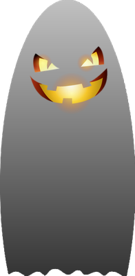 fantôme  halloween - fête - loisirs - smiley émoticône émoji cartoon clipart illustration - artémotic