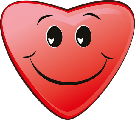 cœur saint-valentin - fête - loisirs - smiley émoticône émoji cartoon clipart illustration - artémotic