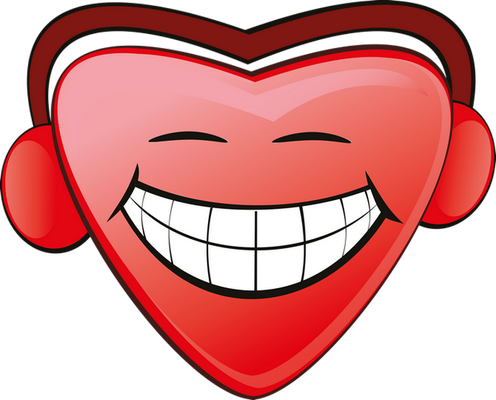 cœur saint-valentin - fête - loisirs - smiley émoticône émoji cartoon clipart illustration - artémotic