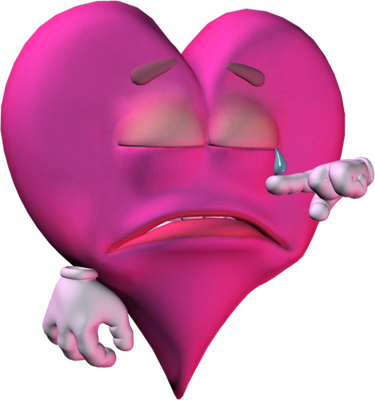 cœur saint-valentin - fête - loisirs - smiley émoticône émoji cartoon clipart illustration - artémotic