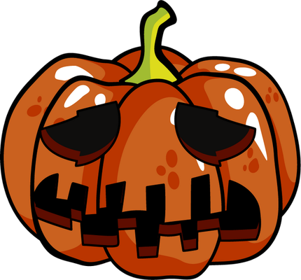 citrouille halloween - fête - loisirs - smiley émoticône émoji cartoon clipart illustration - artémotic