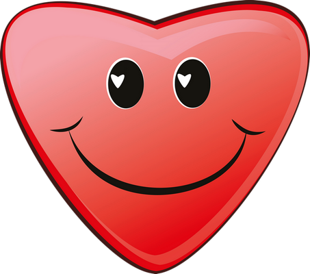 cœur saint-valentin - fête - loisirs - smiley émoticône émoji cartoon clipart illustration - artémotic