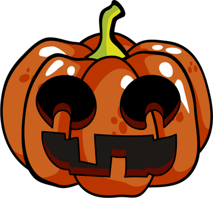 citrouille halloween - fête - loisirs - smiley émoticône émoji cartoon clipart illustration - artémotic