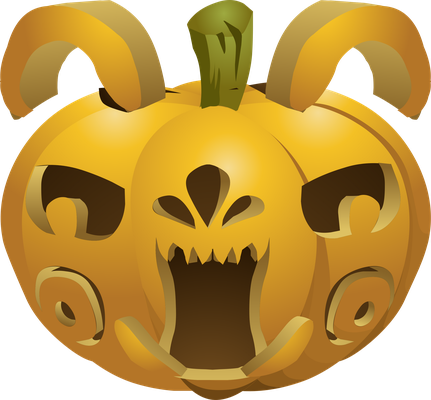 citrouille halloween - fête - loisirs - smiley émoticône émoji cartoon clipart illustration - artémotic