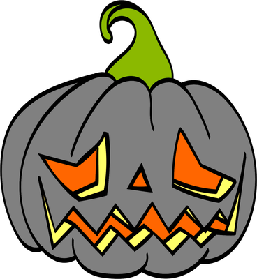 citrouille halloween - fête - loisirs - smiley émoticône émoji cartoon clipart illustration - artémotic