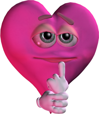 cœur saint-valentin - fête - loisirs - smiley émoticône émoji cartoon clipart illustration - artémotic
