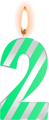 bougie d'anniversaire - fête - loisirs - smiley émoticône émoji cartoon clipart illustration - artémotic