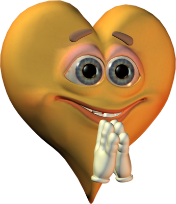 cœur saint-valentin - fête - loisirs - smiley émoticône émoji cartoon clipart illustration - artémotic