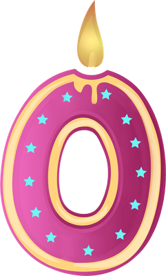 bougie d'anniversaire - fête - loisirs - smiley émoticône émoji cartoon clipart illustration - artémotic