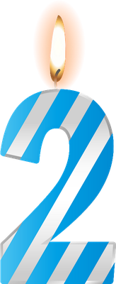 bougie d'anniversaire - fête - loisirs - smiley émoticône émoji cartoon clipart illustration - artémotic