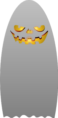 fantôme  halloween - fête - loisirs - smiley émoticône émoji cartoon clipart illustration - artémotic