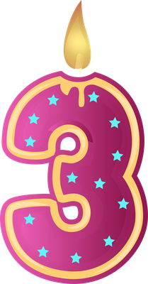 bougie d'anniversaire - fête - loisirs - smiley émoticône émoji cartoon clipart illustration - artémotic