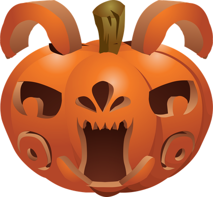 citrouille halloween - fête - loisirs - smiley émoticône émoji cartoon clipart illustration - artémotic