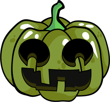 citrouille halloween - fête - loisirs - smiley émoticône émoji cartoon clipart illustration - artémotic