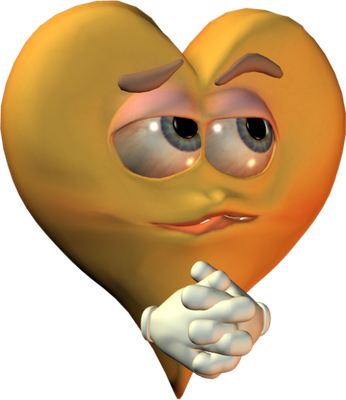 cœur saint-valentin - fête - loisirs - smiley émoticône émoji cartoon clipart illustration - artémotic