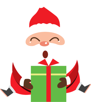 père noël - fête - loisirs - smiley émoticône émoji cartoon clipart illustration - artémotic