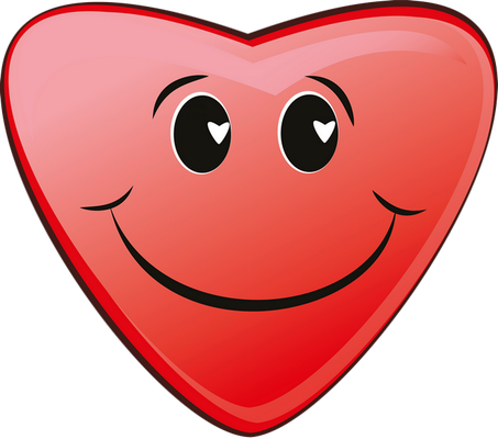 cœur saint-valentin - fête - loisirs - smiley émoticône émoji cartoon clipart illustration - artémotic