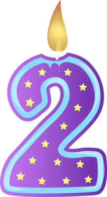bougie d'anniversaire - fête - loisirs - smiley émoticône émoji cartoon clipart illustration - artémotic