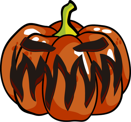 citrouille halloween - fête - loisirs - smiley émoticône émoji cartoon clipart illustration - artémotic