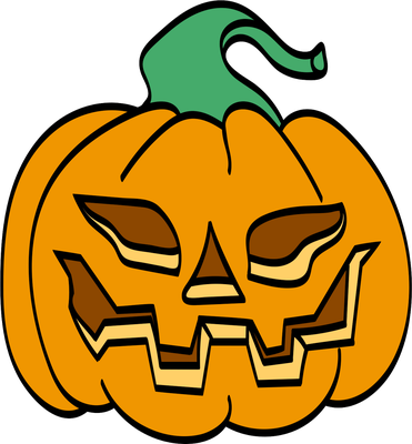 citrouille halloween - fête - loisirs - smiley émoticône émoji cartoon clipart illustration - artémotic