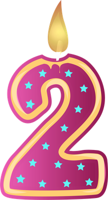 bougie d'anniversaire - fête - loisirs - smiley émoticône émoji cartoon clipart illustration - artémotic