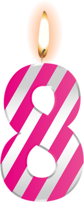 bougie d'anniversaire - fête - loisirs - smiley émoticône émoji cartoon clipart illustration - artémotic