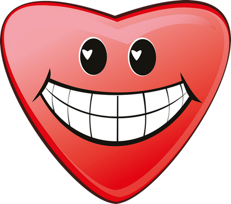 cœur saint-valentin - fête - loisirs - smiley émoticône émoji cartoon clipart illustration - artémotic