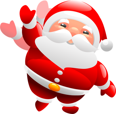 père noël - fête - loisirs - smiley émoticône émoji cartoon clipart illustration - artémotic