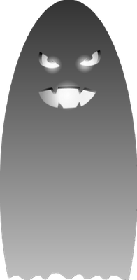 fantôme  halloween - fête - loisirs - smiley émoticône émoji cartoon clipart illustration - artémotic