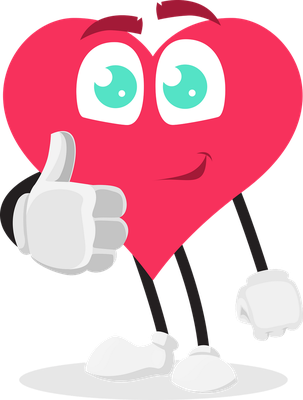 cœur saint-valentin - fête - loisirs - smiley émoticône émoji cartoon clipart illustration - artémotic