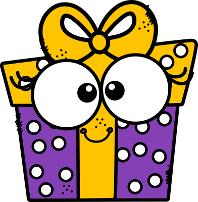 cadeau - fête - loisirs - smiley émoticône émoji cartoon clipart illustration - artémotic