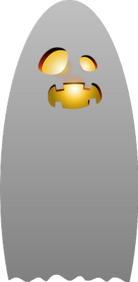 fantôme  halloween - fête - loisirs - smiley émoticône émoji cartoon clipart illustration - artémotic